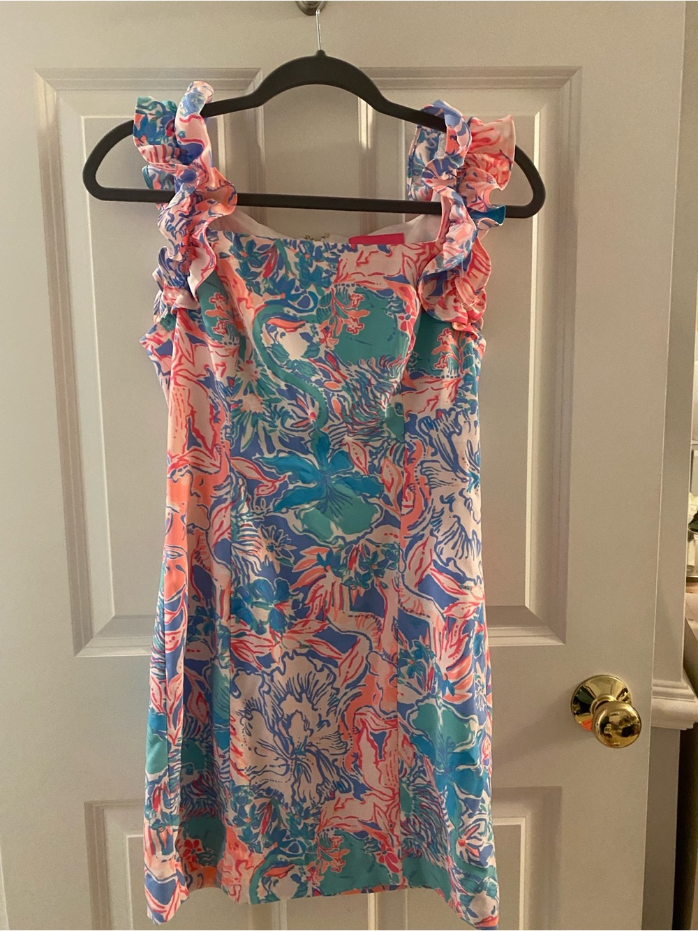 Lilly Pulitzer ruffle strap dress